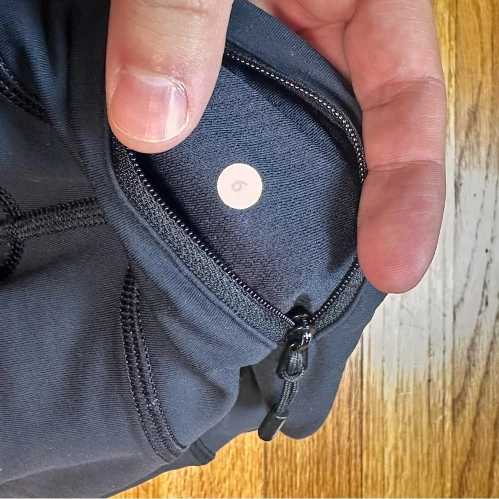 Lululemon Black Capri Leggings Yoga Pants Womens size 6 Activewear Yoga Gym - Picture 7 of 7